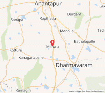 Map of Maruru, Andhra Pradesh