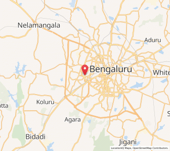 Map of Maruthi Nagar, Karnataka