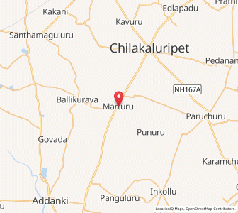 Map of Maruturu, Andhra Pradesh