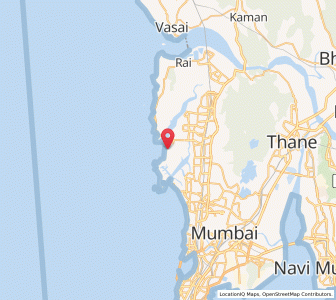 Map of Marve, Maharashtra