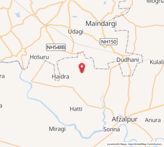 Map of Mashal, Karnataka