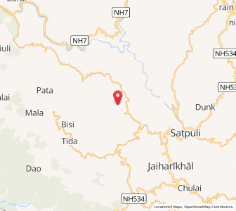 Map of Masht, Uttarakhand