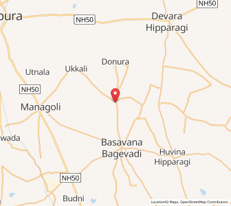 Map of Maspina, Karnataka