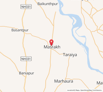 Map of Masrakh, Bihar