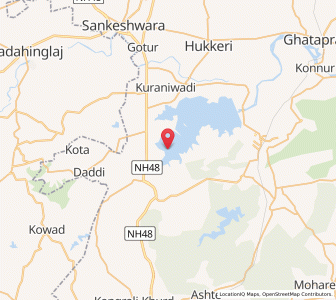 Map of Mastiholi, Maharashtra