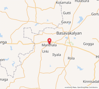 Map of Matala, Karnataka
