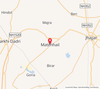 Map of Matanhel, Haryana