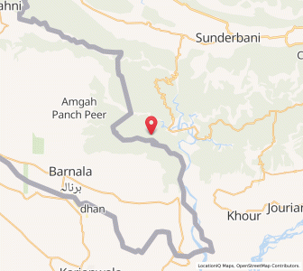 Map of Mathalo, Kashmir