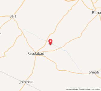 Map of Mathan, Uttar Pradesh