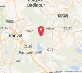 Map of Matheran, Maharashtra