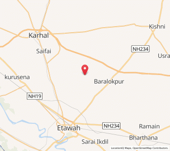 Map of Mathiyar, Uttar Pradesh