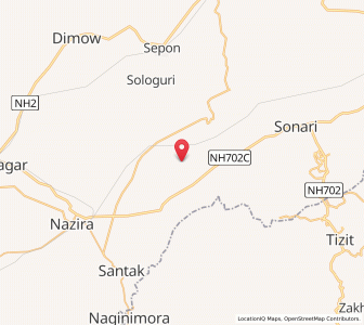 Map of Mathurapur, Assam