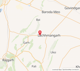 Map of Maujpur, Rajasthan