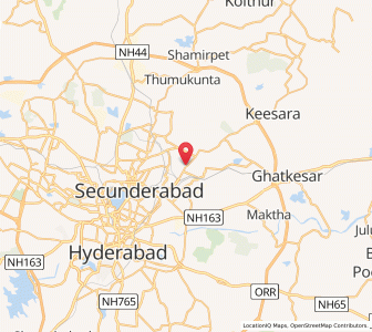 Map of Maula Ali, Andhra Pradesh