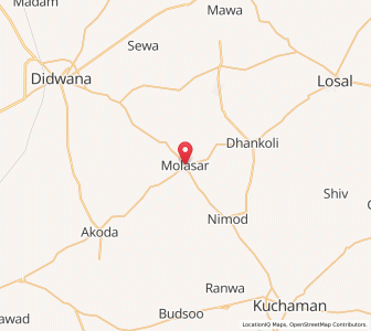 Map of Maulasar, Rajasthan