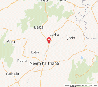 Map of Mavanda Tarla, Rajasthan