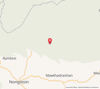 Map of Mawdoh, Meghalaya