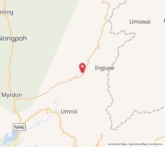 Map of Mawhati, Meghalaya
