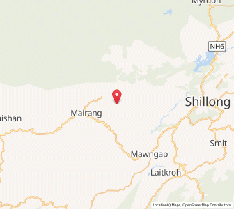 Map of Mawiong, Meghalaya
