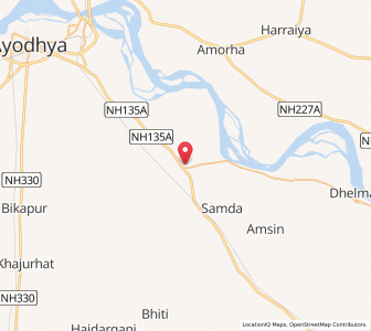 Map of Maya Bhikhi, Uttar Pradesh