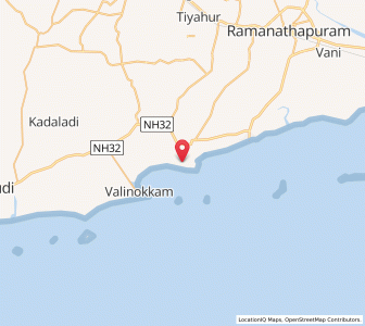 Map of Mayavalasa, Tamil Nadu