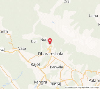 Map of Mcleodganj, Himachal Pradesh