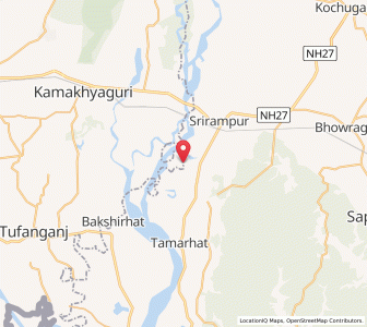 Map of Mechpara, West Bengal
