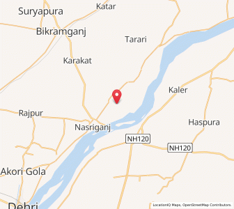 Map of Mednipur, Bihar