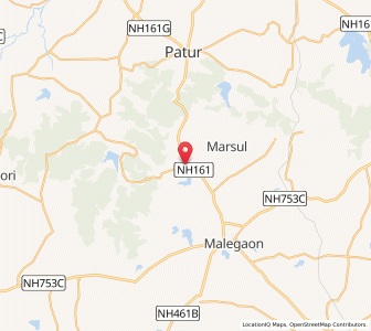Map of Medsi, Maharashtra