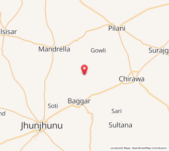 Map of Meghsagarwali Dhani, Rajasthan