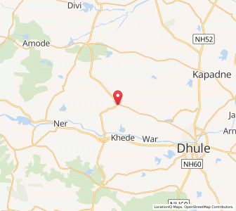 Map of Mehergaon, Maharashtra