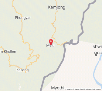 Map of Meiti, Manipur