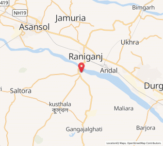 Map of Mejia, West Bengal