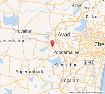 Map of Menambedu, Tamil Nadu