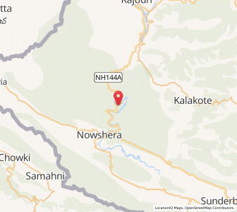 Map of Mera, Kashmir