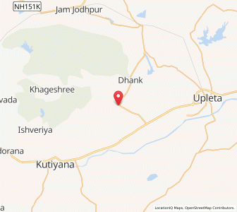 Map of Merwadar, Gujarat