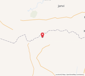 Map of Methavi, Gujarat