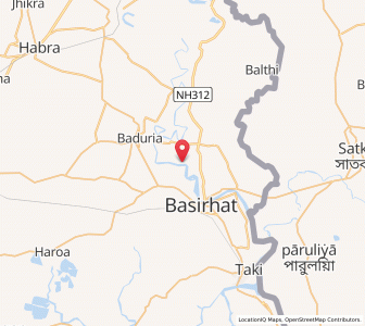 Map of Metia, West Bengal