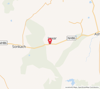 Map of Metwara, Madhya Pradesh