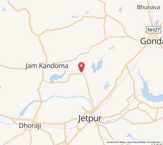 Map of Mewasa, Gujarat