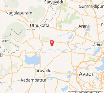 Map of Meyyur, Tamil Nadu