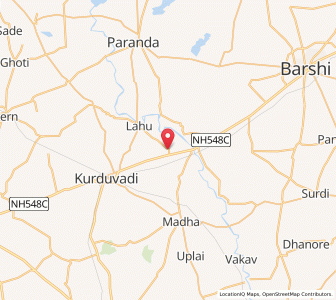 Map of Mhaisgaon, Maharashtra