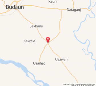 Map of Miaon, Uttar Pradesh