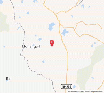 Map of Midora, Madhya Pradesh