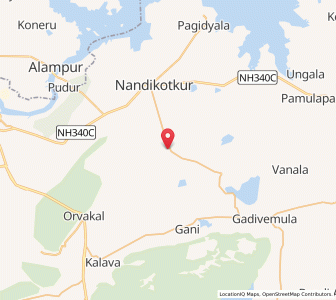 Map of Miduturu, Andhra Pradesh