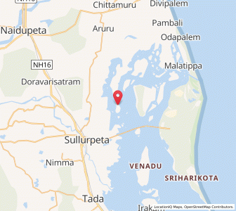 Map of Mijuru, Andhra Pradesh