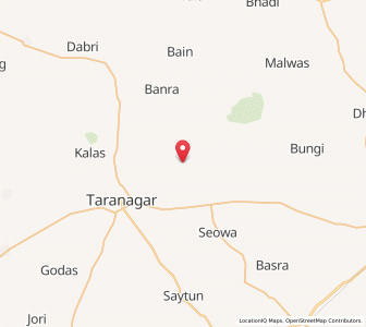 Map of Mikhala, Rajasthan