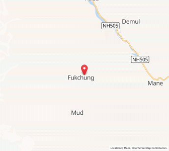 Map of Mikin, Kashmir