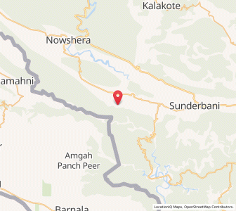 Map of Minka, Kashmir
