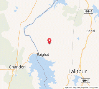Map of Minora, Uttar Pradesh
